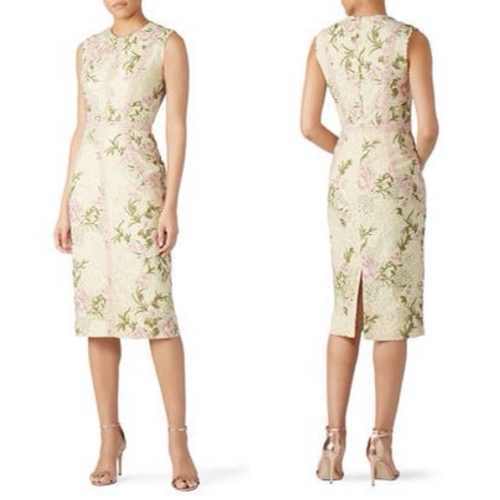 Dress the Population Penelope Sleeveless Lace Sheath Dress - Picture 5 of 12